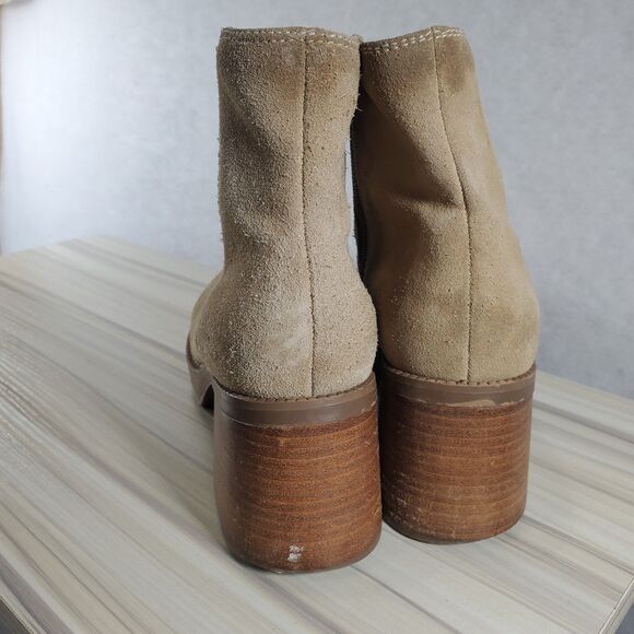 7 VTG Y2K Skechers Somethin Else Block Heel Chunky Square Toe Ankle Boots - Picture 10 of 14